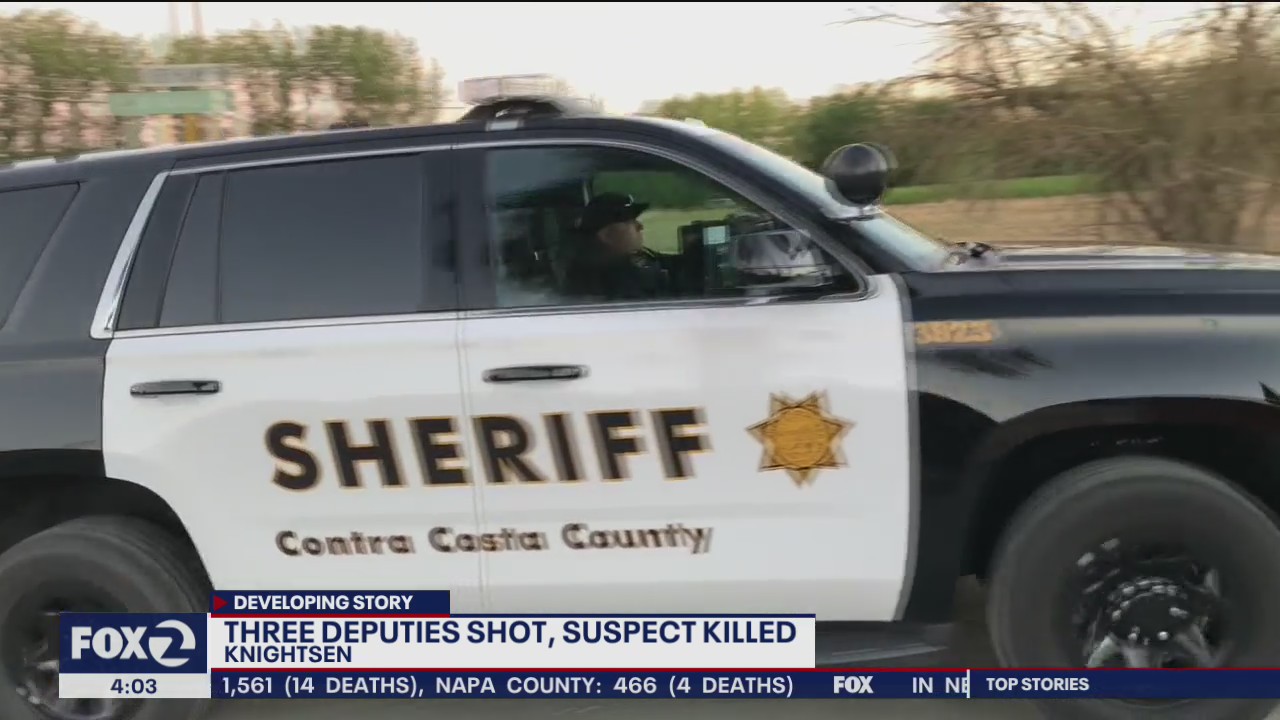 Three deputies shot in Knightsen