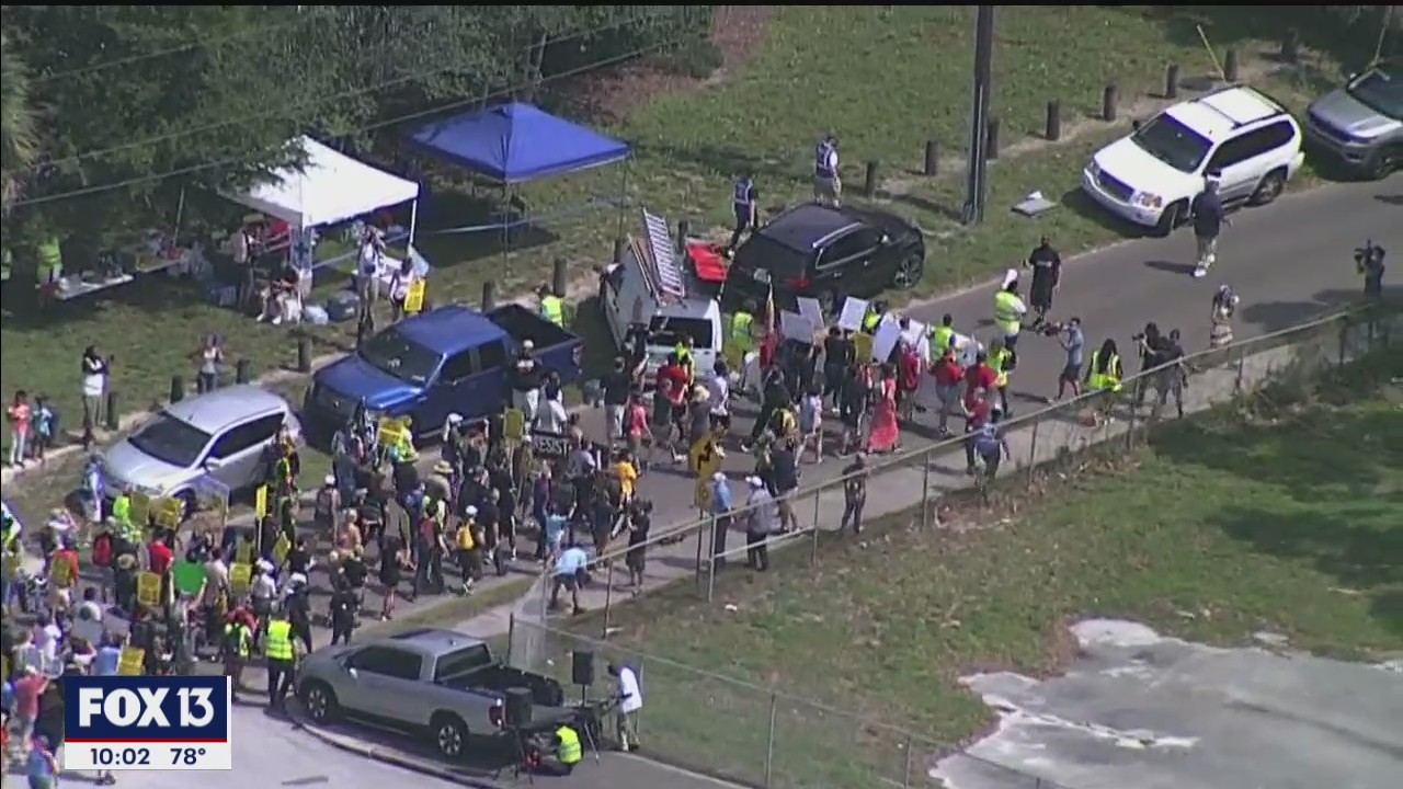 BLM rally in Tampa on Saturday