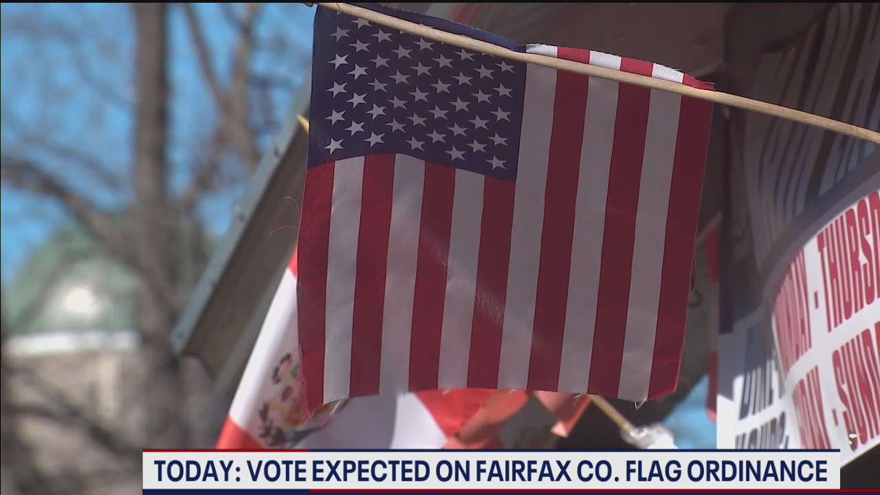 Fairfax County proposes limiting flag size and flagpole height at homes, businesses
