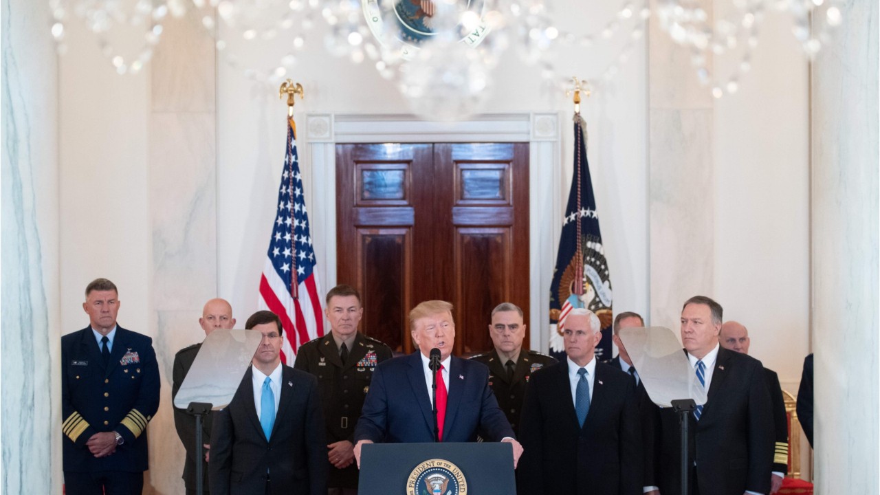 Trump says Iran appears to be standing down after strike