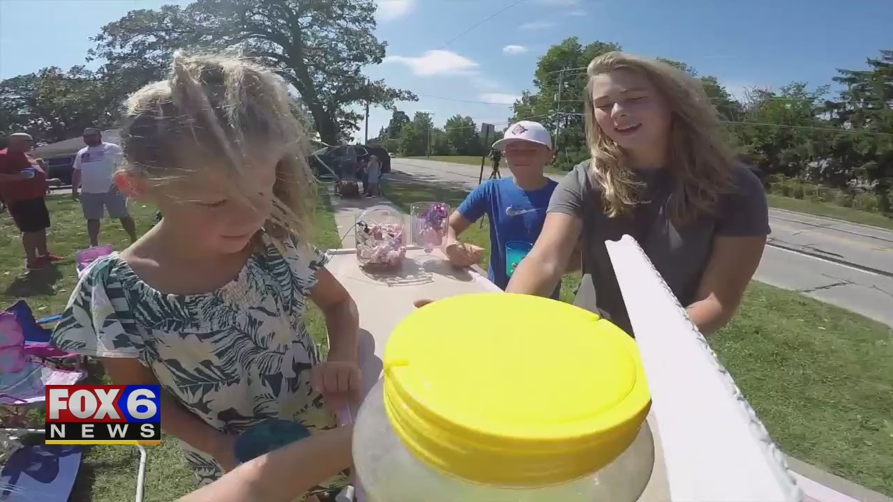 Kenosha cousins hope to help their hometown by selling lemonade