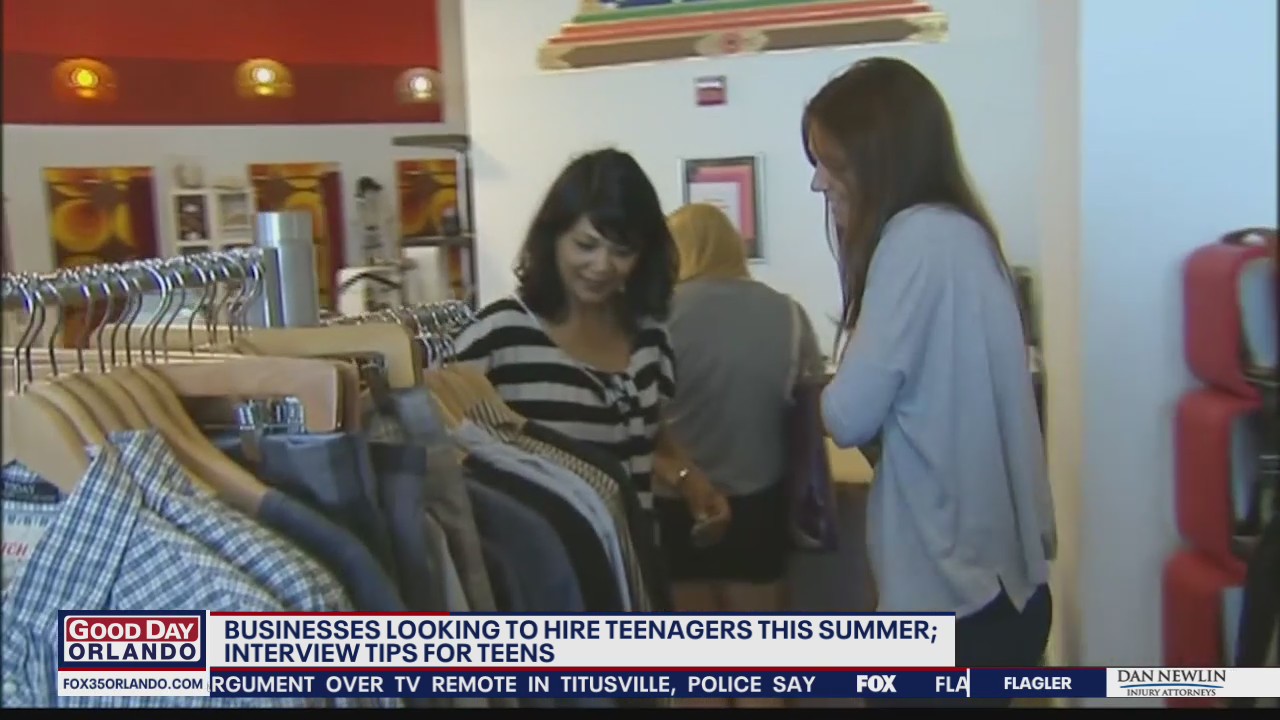 Businesses looking to hire teens this summer
