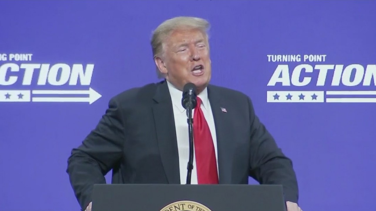 President Trump flies into Phoenix for 3rd visit of the year