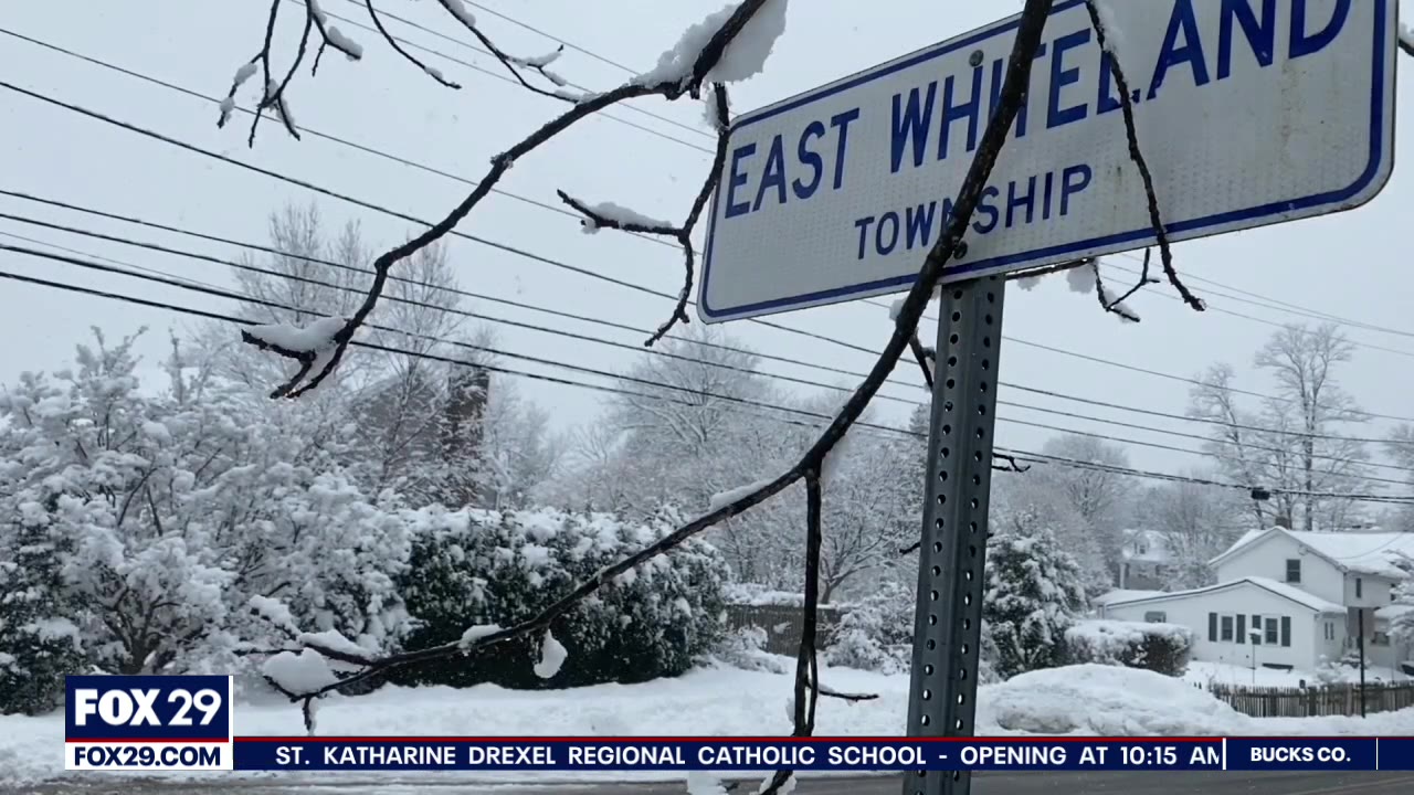 Chester County thumped with snow for second weekend in a row