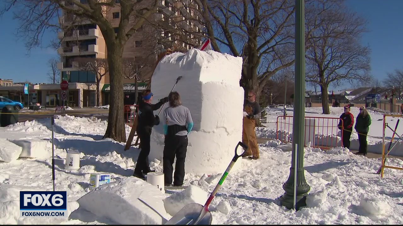 Lake Geneva hosts US National Snow Sculpting Championship