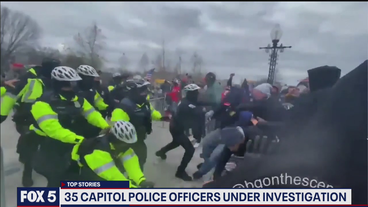 35 Capitol police officers under investigation after Capitol riot