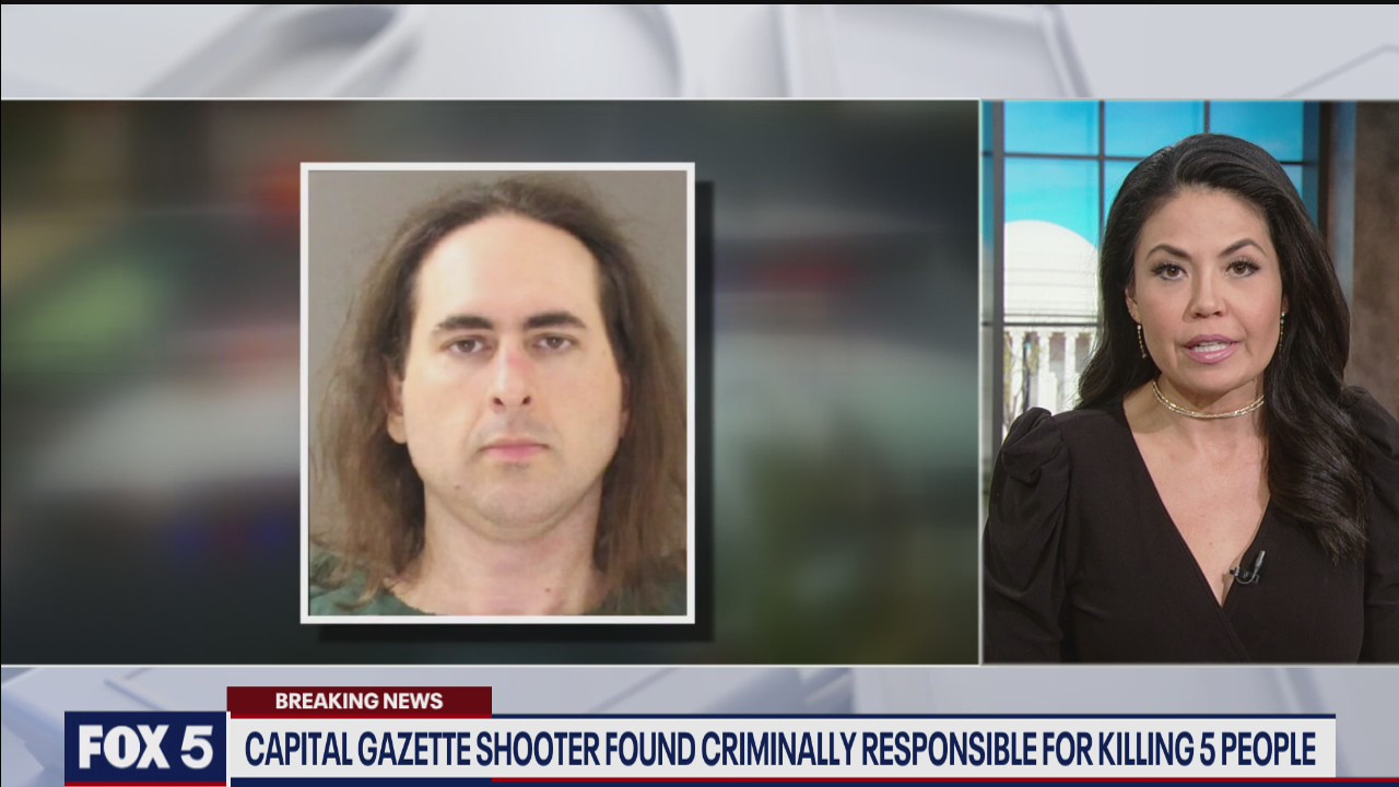 Jury says Capital Gazette gunman is criminally responsible for killing 5
