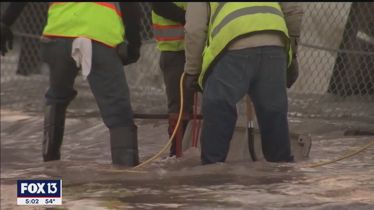 Residents boil water, city works on cleanup after main breaks