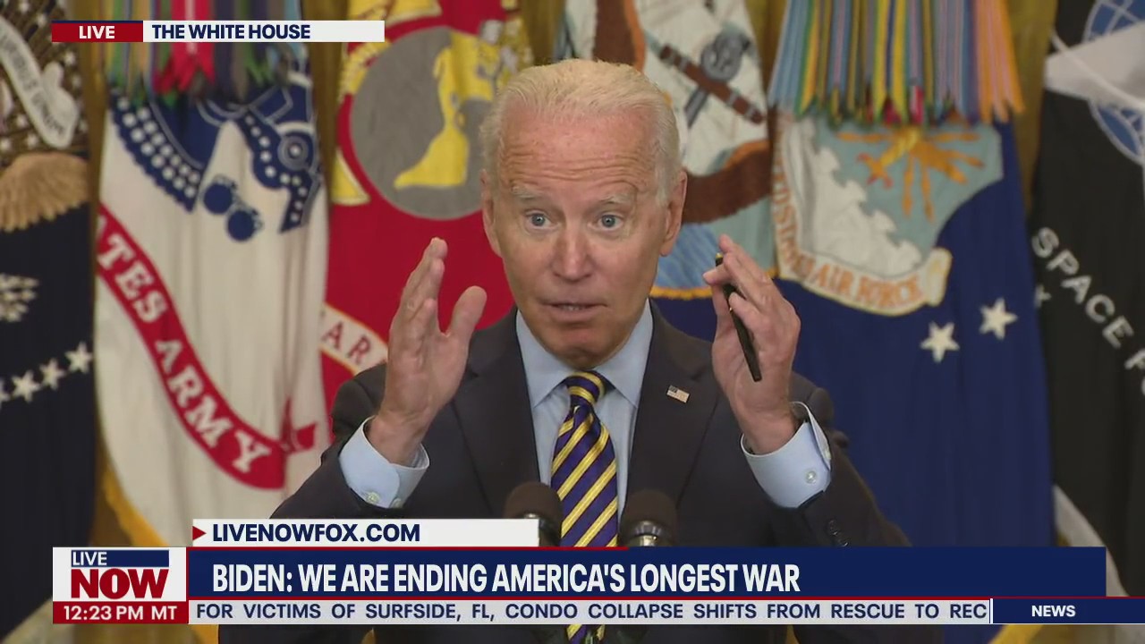 Biden says U.S. achieved its goals in Afghanistan: To bring Osama Bin Laden to the gates of hell