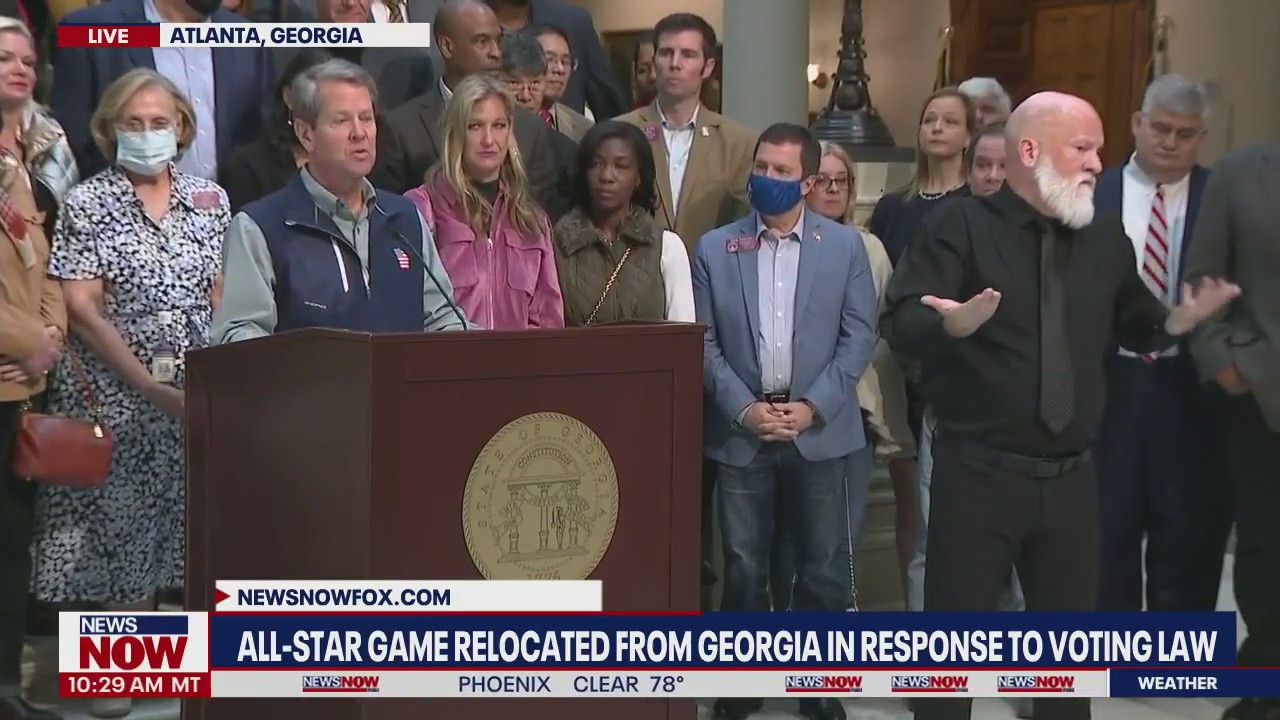MLB All-Star Game: Georgia governor responds to game being moved