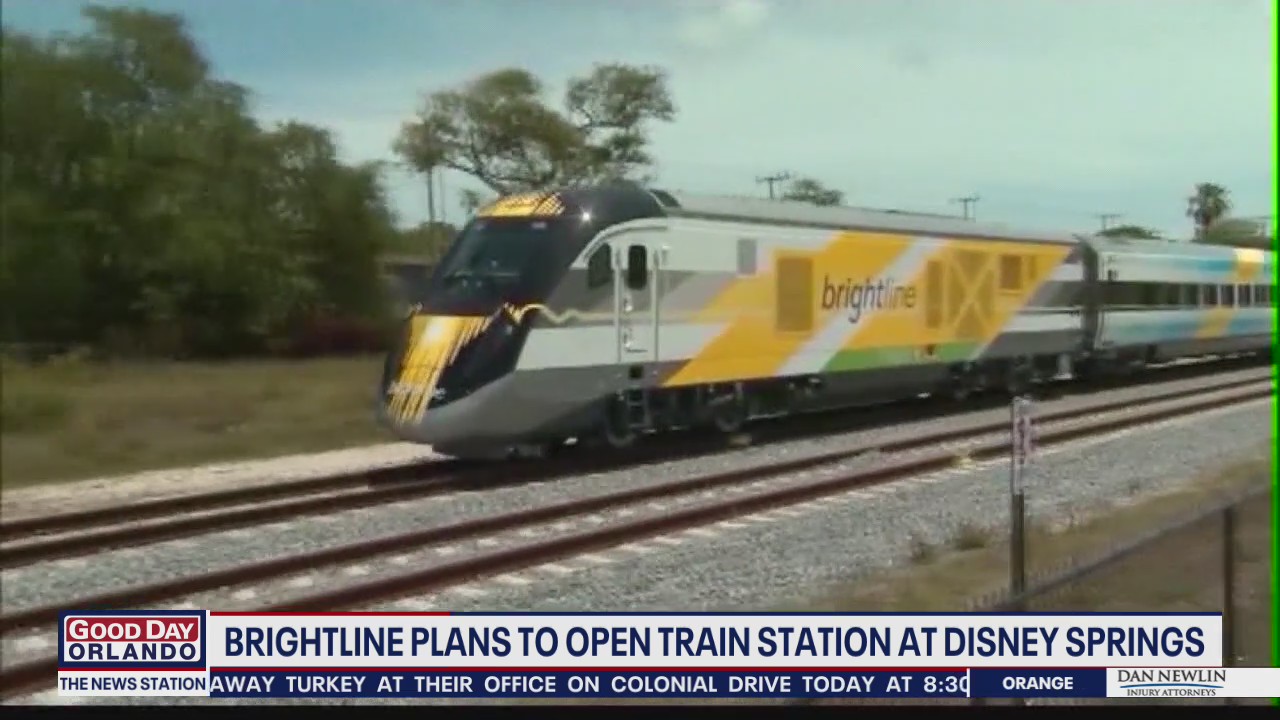 Brightline plans to open train station at Disney Springs