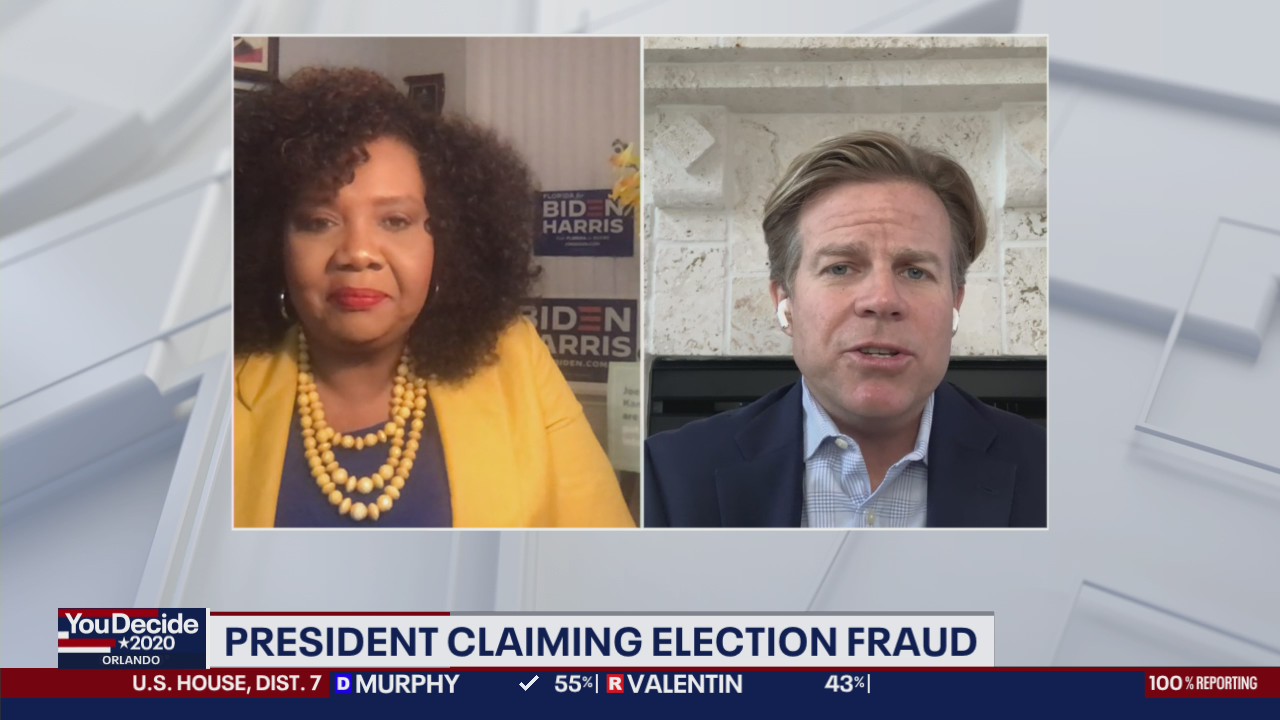 President claiming election fraud