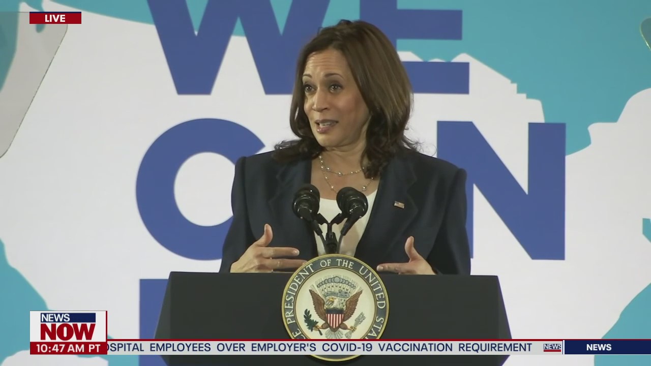 Kamala Harris encourages COVID-19 vaccination in South Carolina