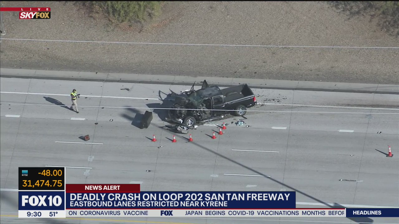 One dead in crash on Loop 202 near Kyrene