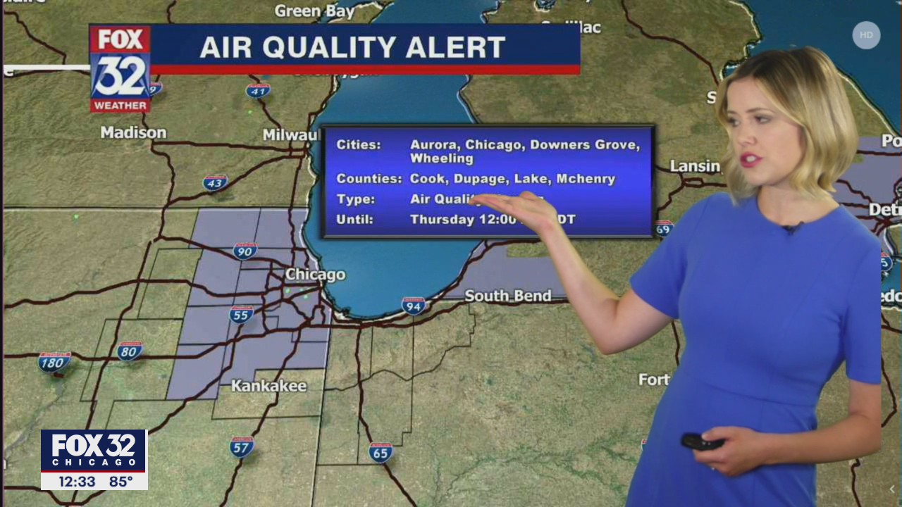 Afternoon forecast for Chicagoland on June 17th