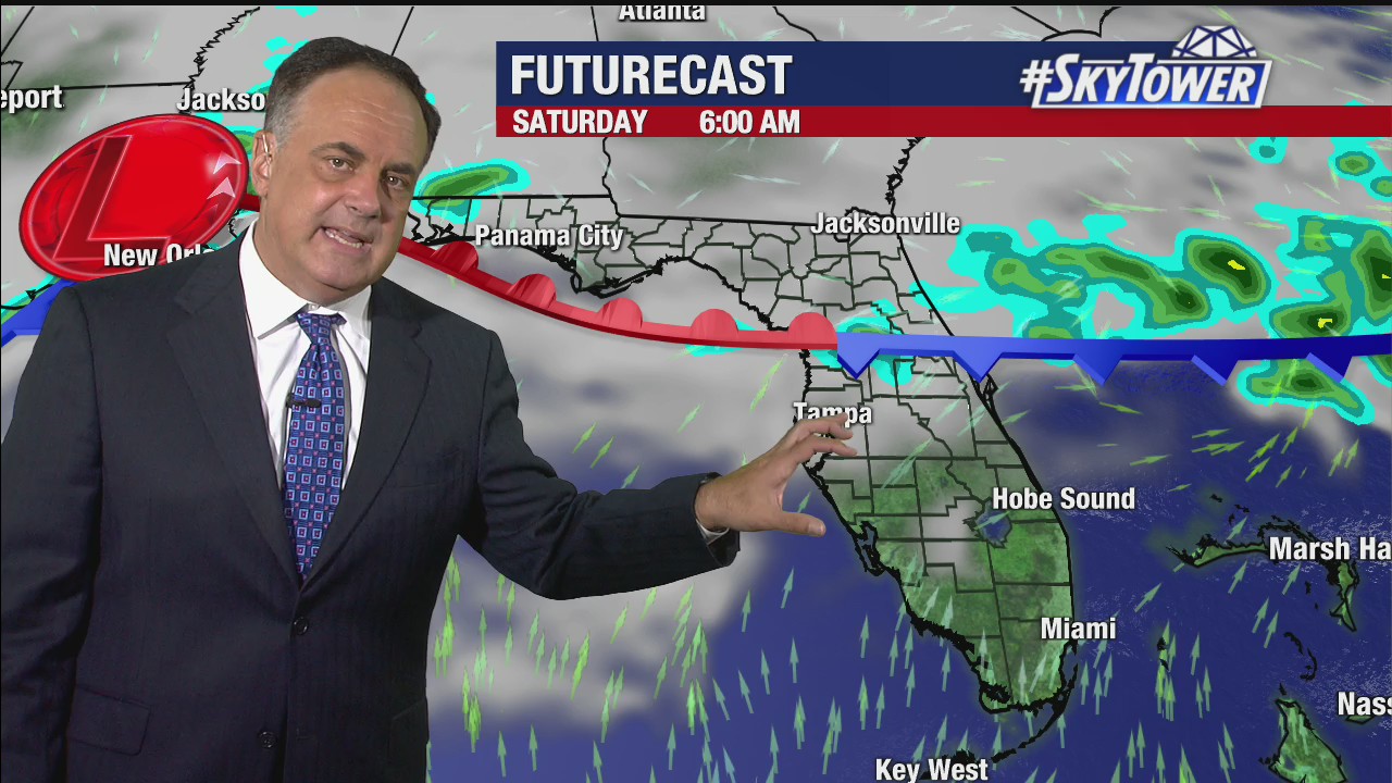 Friday evening forecast