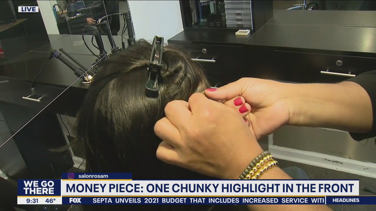 Salon Rosa M shows Good Day what 'Money Pieces' are all about