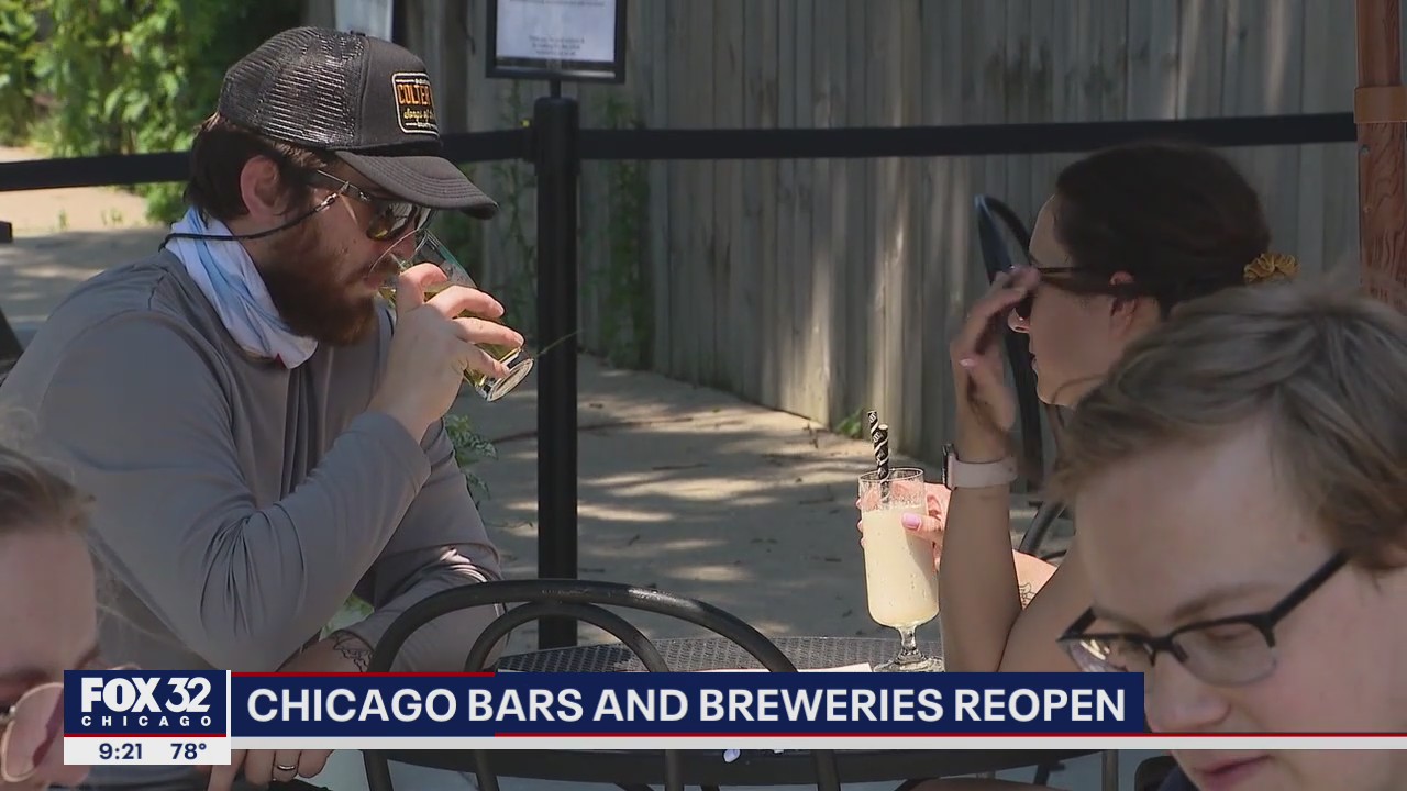Bars, breweries in Chicago reopen for outdoor service
