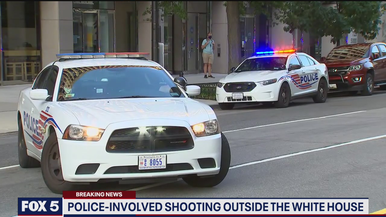 Police-involved shooting outside White House
