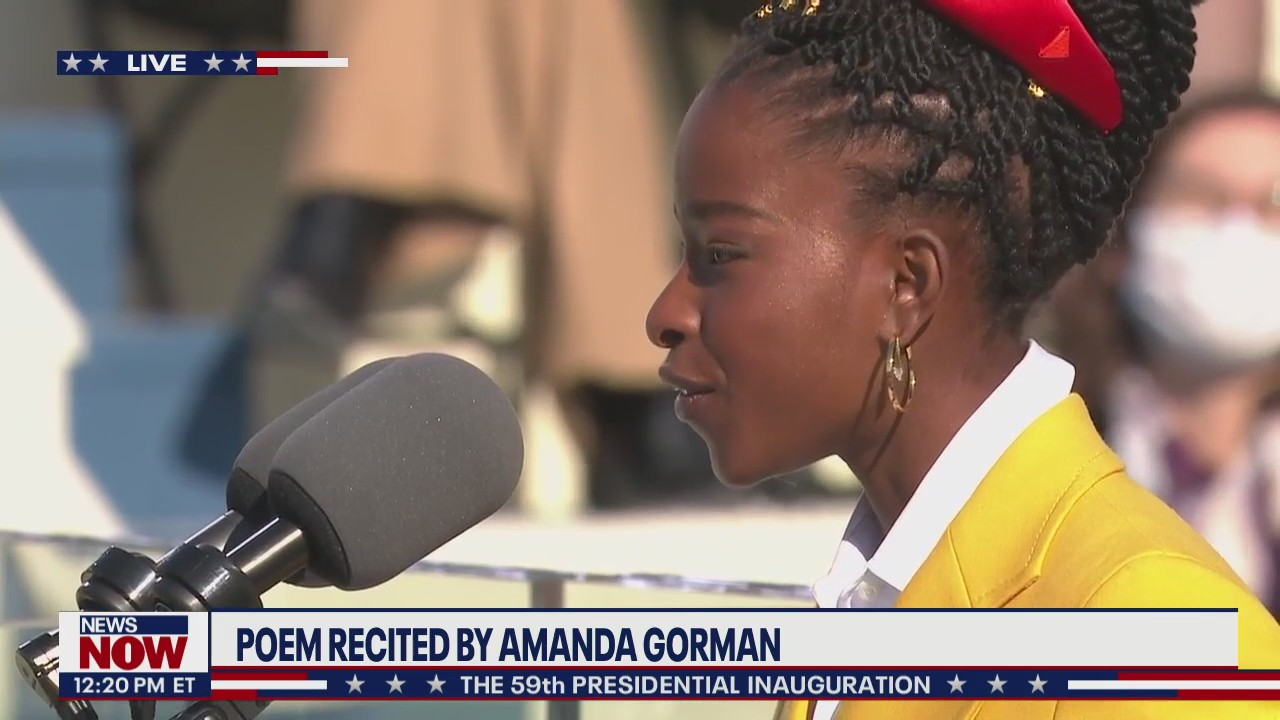 Poet Amanda Gorman reads at Biden inauguration