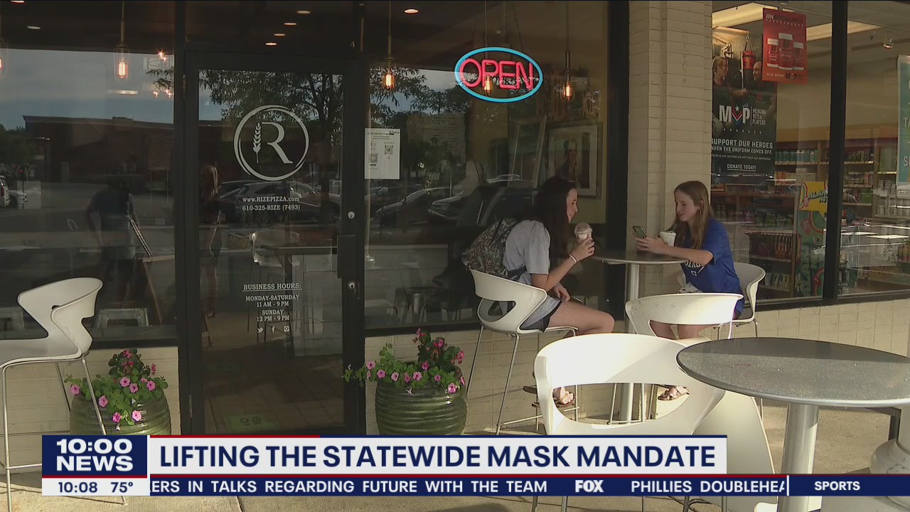 Pennsylvania lifting universal masking order on June 28