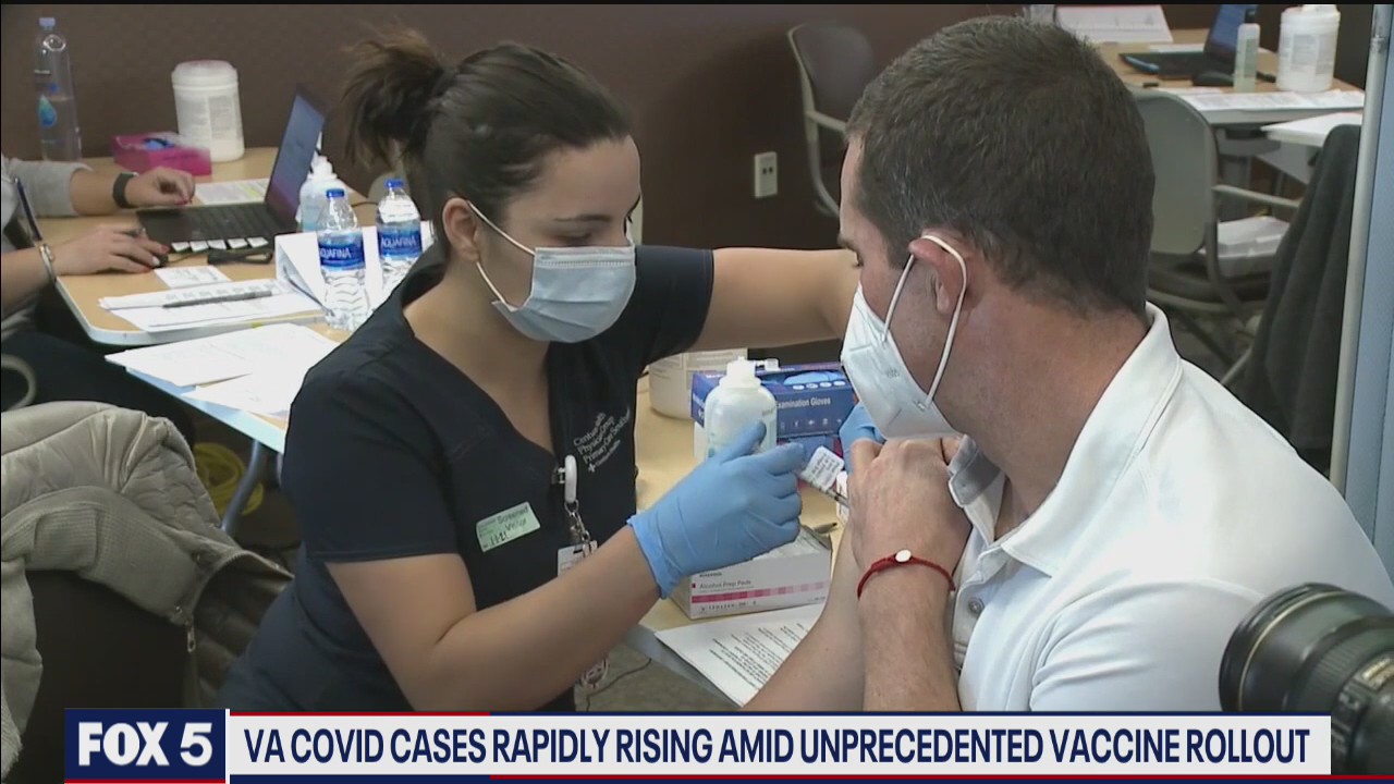 Virginia COVID cases rapidly rising amid unprecedented vaccine rollout