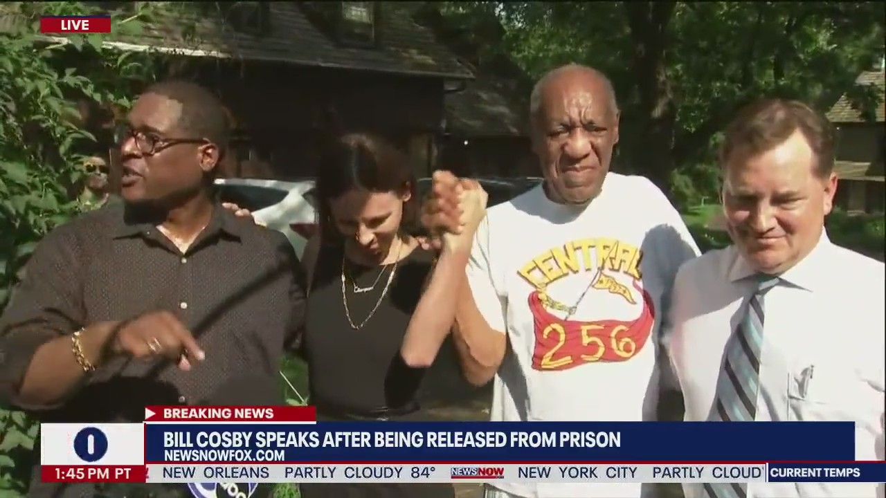 Bill Cosby press conference following release from prison I NewsNOW from FOX