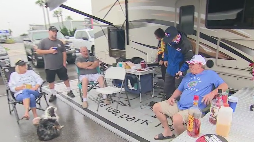Fan fun at the 2021 Daytona 500 race