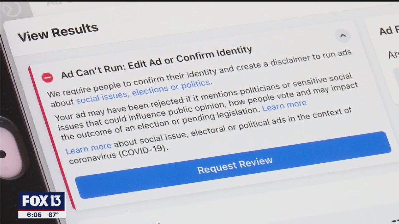 Facebook rejects Back the Blue fundraisers