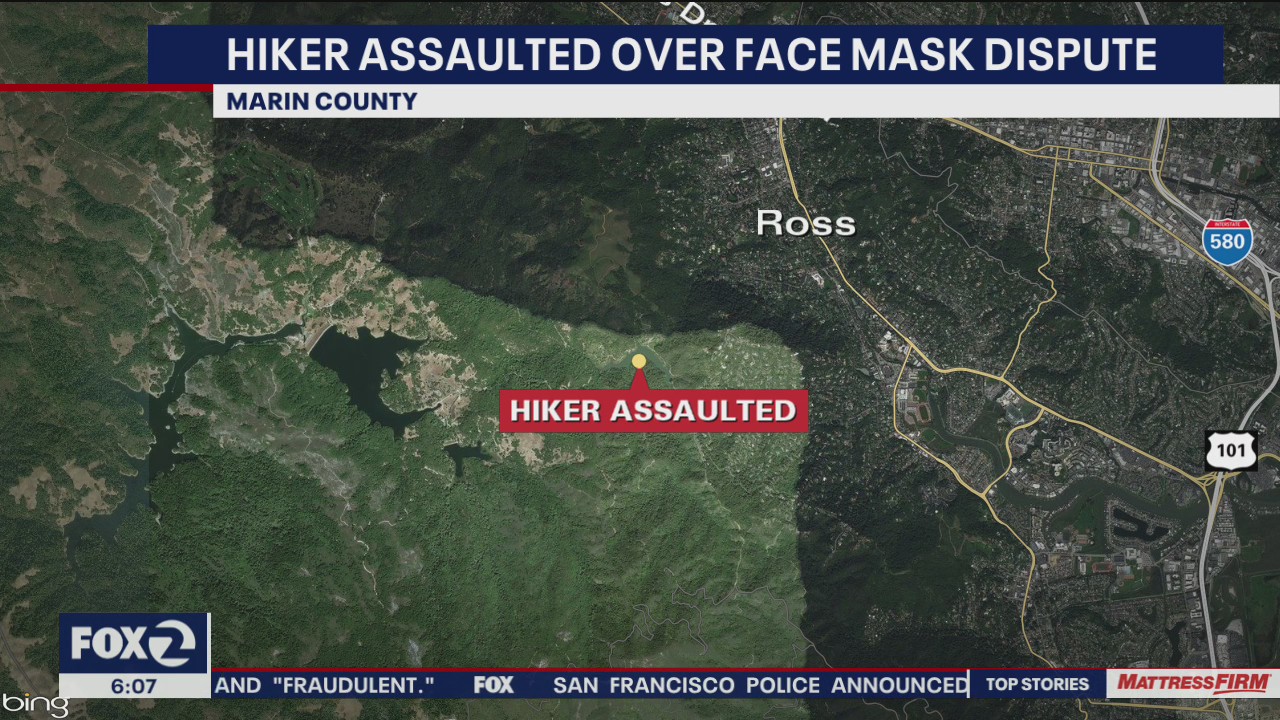 Hiker in Marin County assaulted over mask