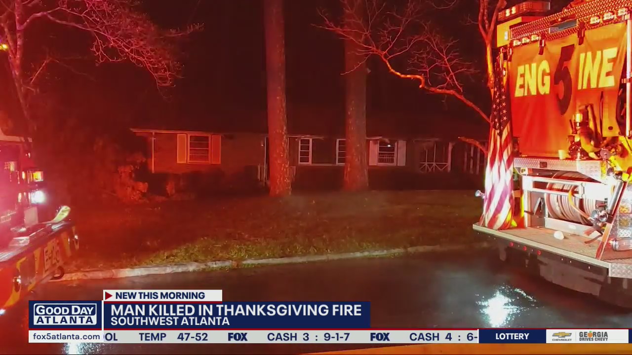 Man killed in Thanksgiving fire