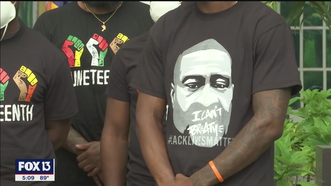 Solidarity, jubilation on display in St. Pete on Juneteenth