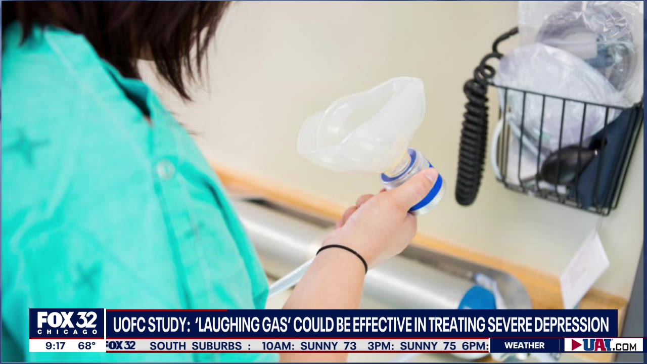 UChicago study finds laughing gas could be used to treat depression