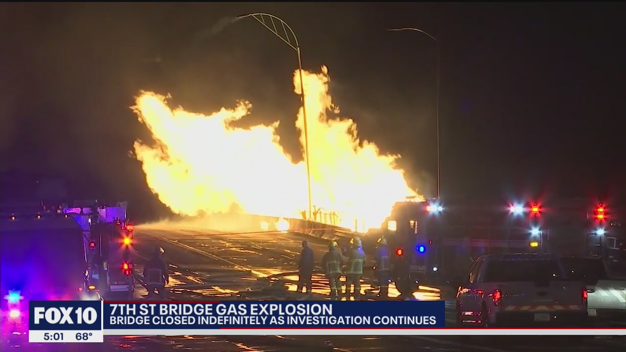 Gas blast closes bridge over Salt River indefinitely