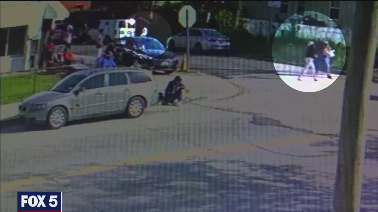 Surveillance video shows moment young pregnant teen shot in Prince George's County