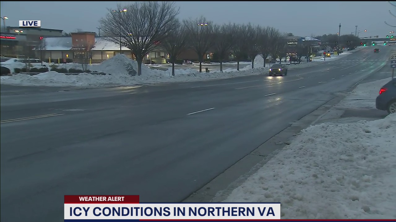 Icy conditions remain in Virginia