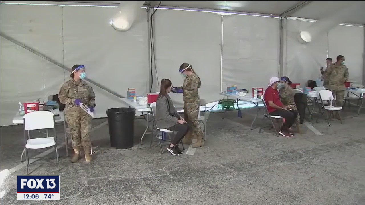 FEMA vaccine sites resuming first doses of Pfizer