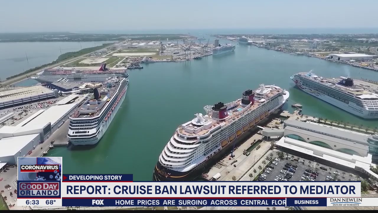 Report: Cruise ban lawsuit referred to mediator