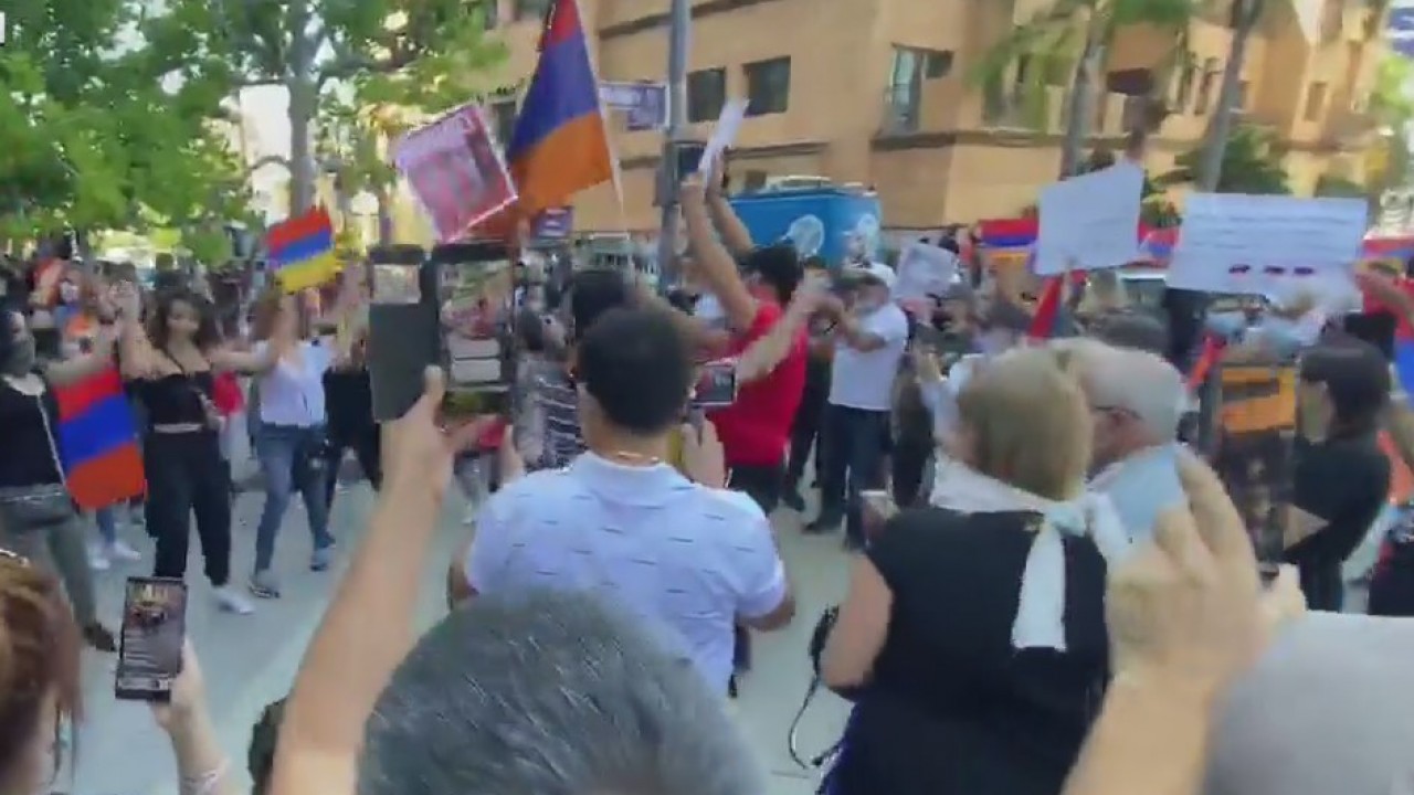 LA protests planned amid hostilities on Armenia-Azerbaijan border