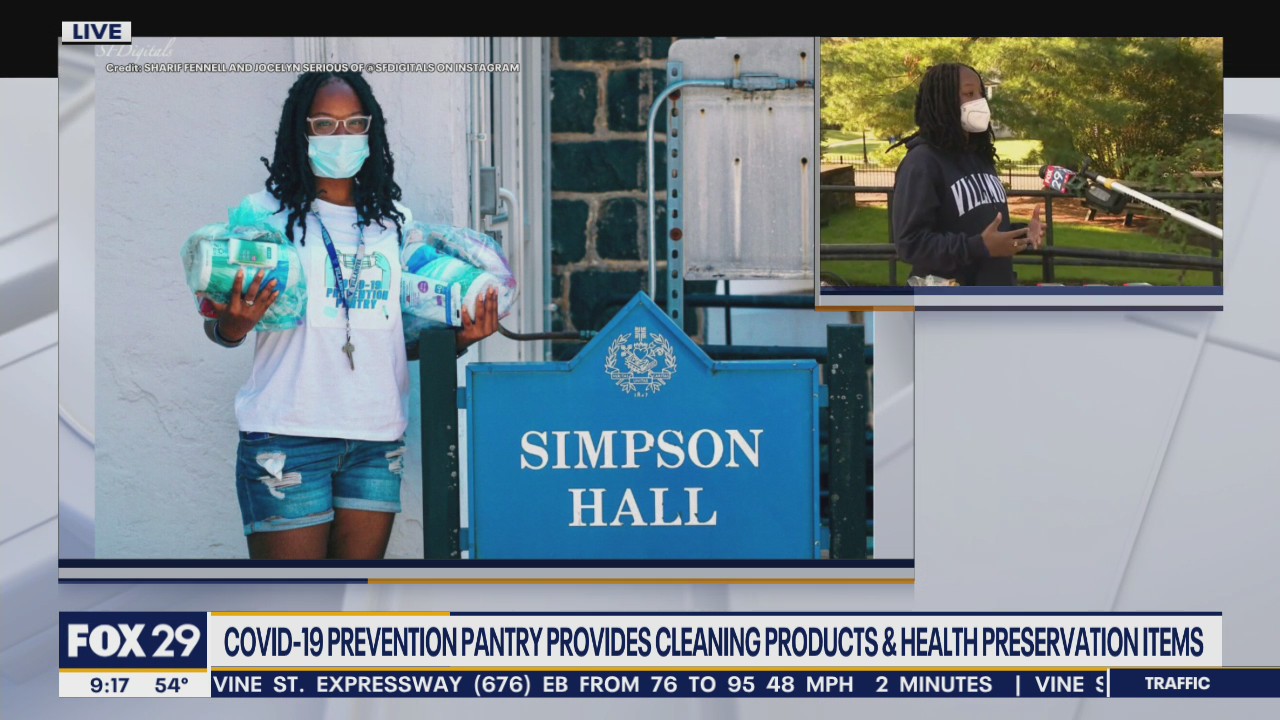 Villanova senior creates prevention pantry to help students