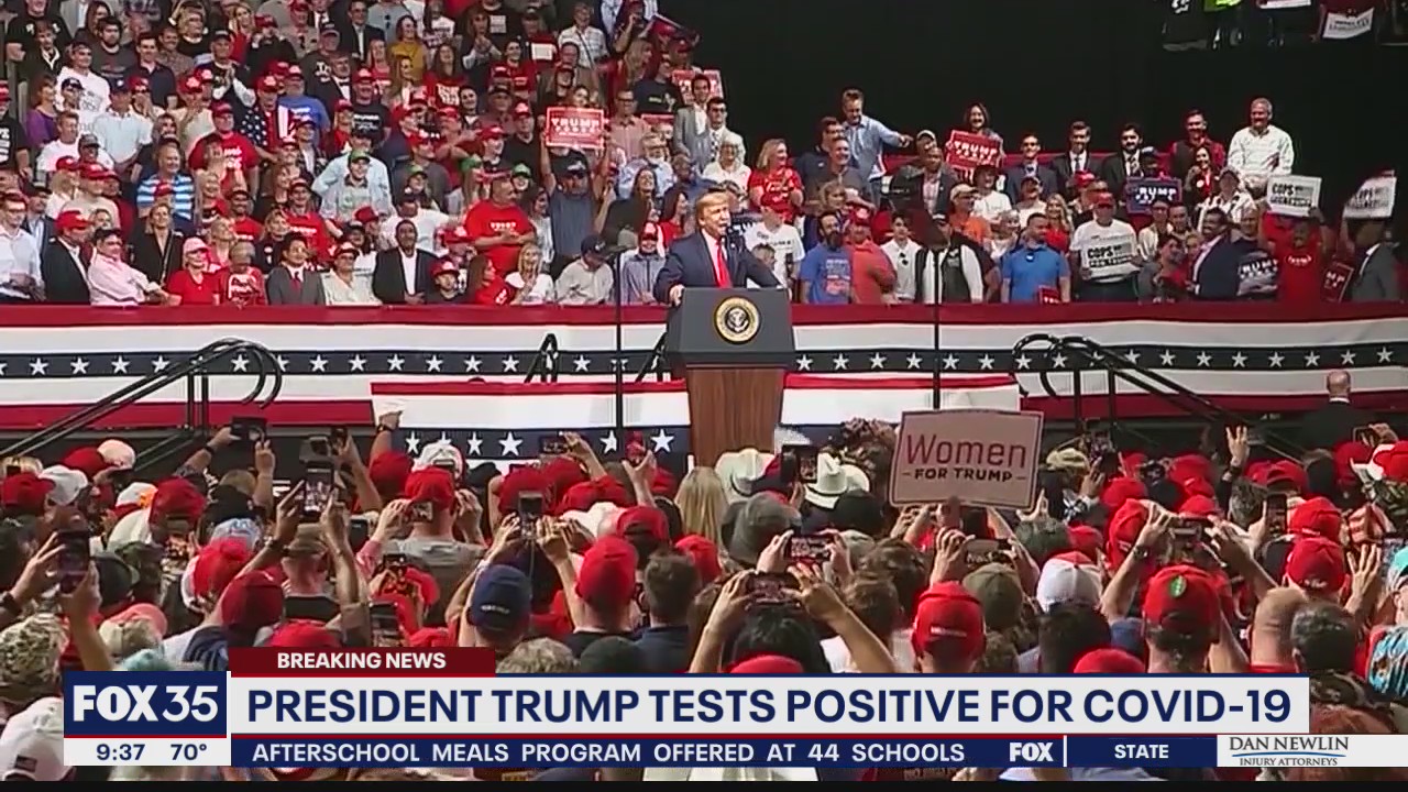 President Trump, first lady test positive for COVID-19