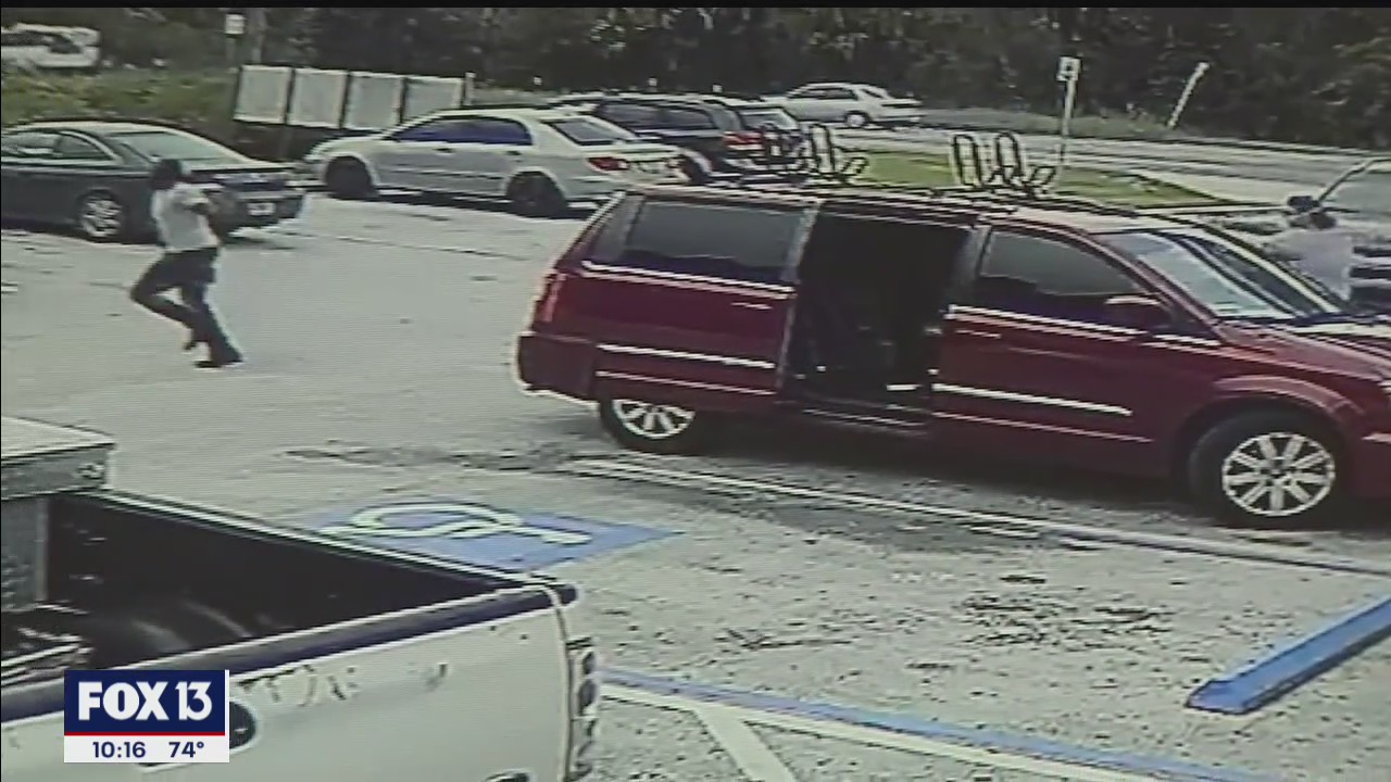 Surveillance video shows attempted carjacking