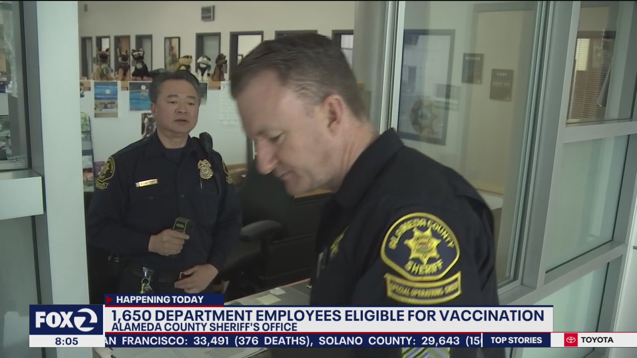 Alameda County sheriff to vaccinate employees