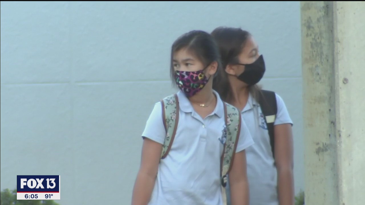 Masks optional at Hillsborough, Pinellas schools