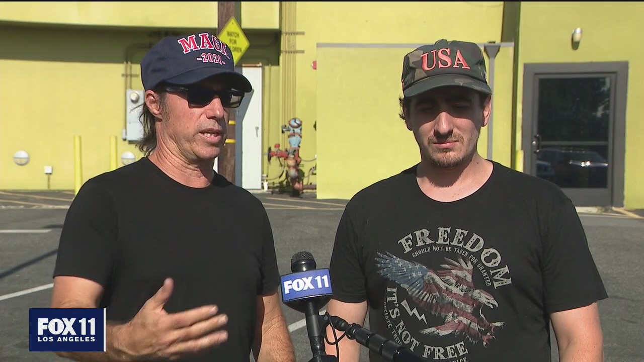Mask wearing confrontation in Manhattan Beach