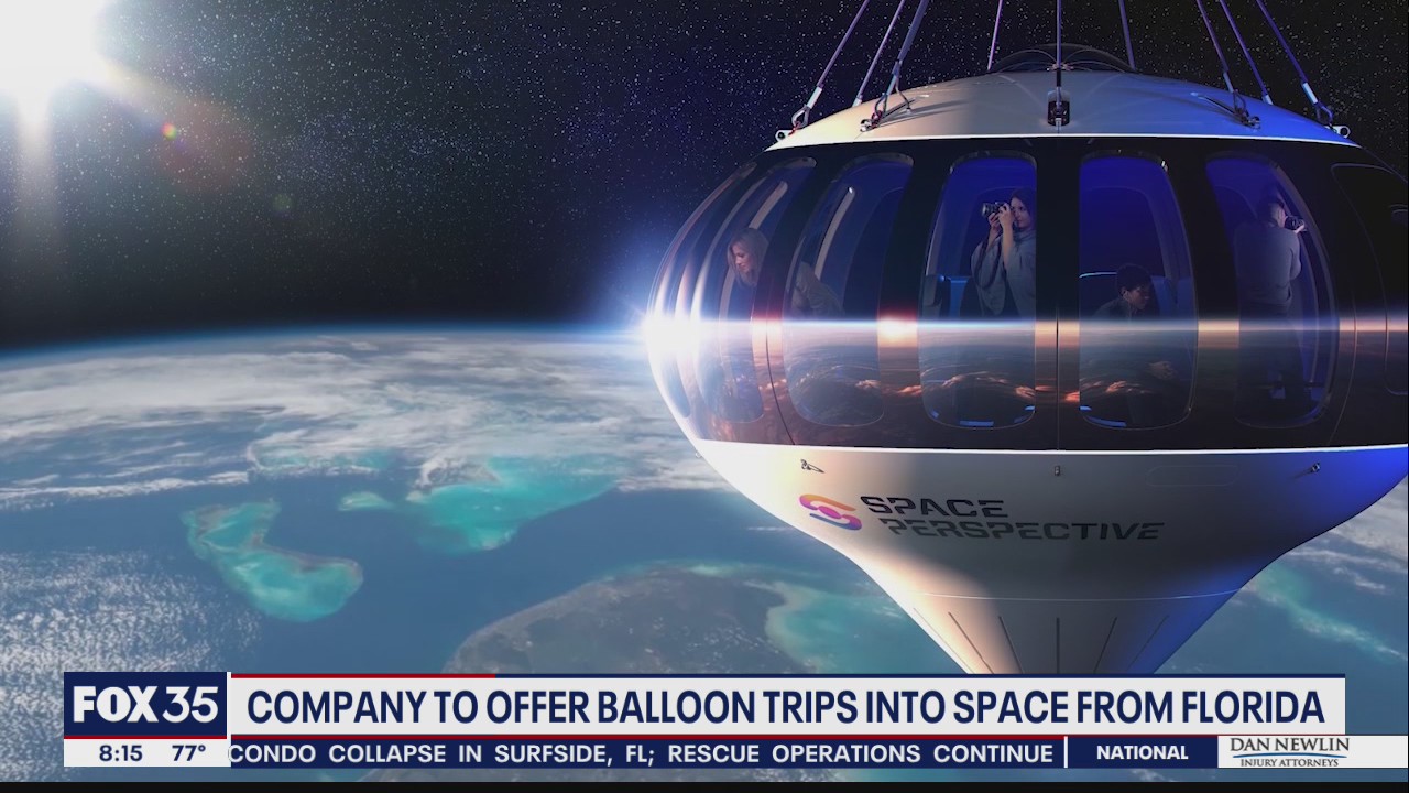Company to offer space ballon trips from Florida's space coast