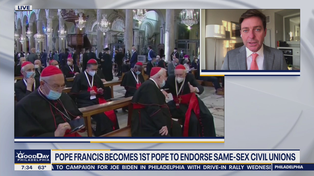 Pope Francis makes historical comment endorsing same-sex civil unions