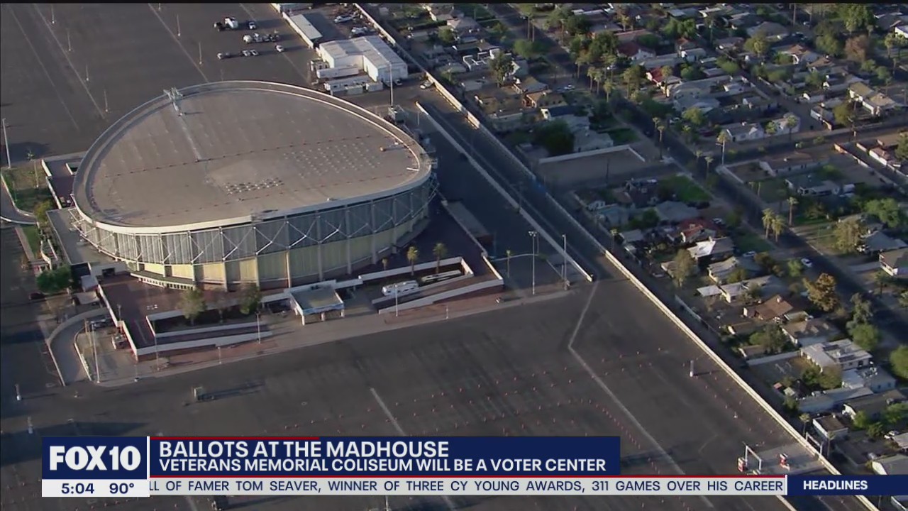 Ballots at the 'Madhouse': Arizona Veterans Memorial Coliseum to be used as voting center