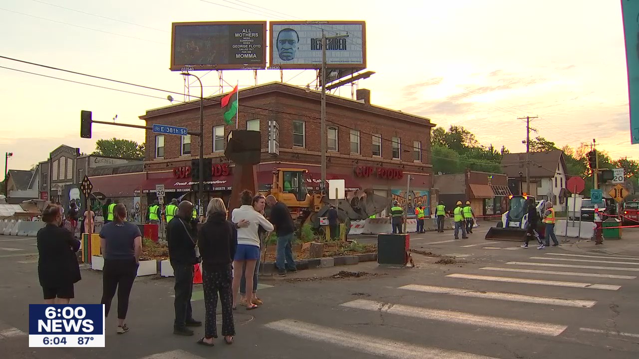 Minneapolis removes barricades to reopen George Floyd Square