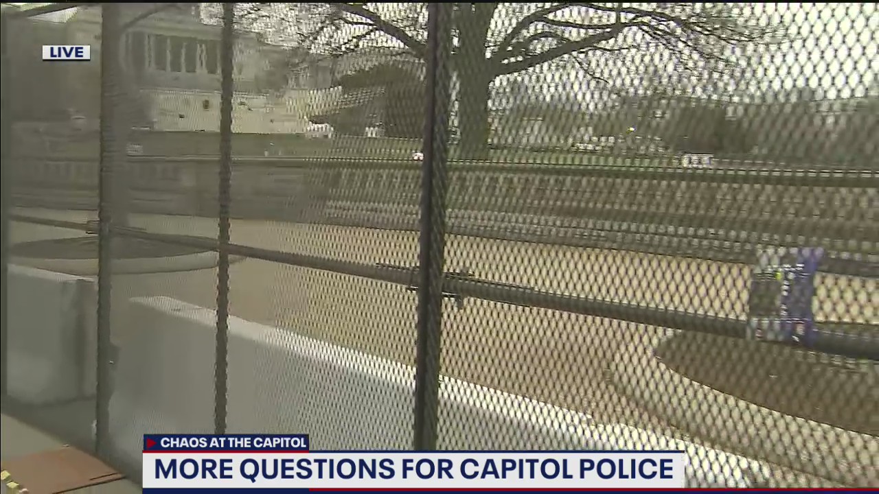 More questions for Capitol Police following deadly riots